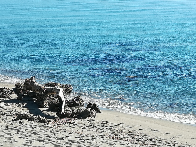 Spiaggia di Marina di Bravone in Corsica con mare turchese